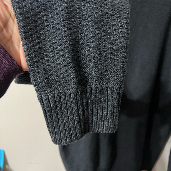 Men's Calvin Klein Knit Sweater with a Shawl Collar. Great condition. Sz-LG - Picture 5 of 9